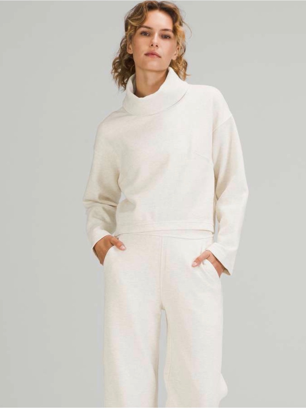 Lululemon NWT SET Ribbed Funnel Neck Pullover(XS/S) + Jogger(0)